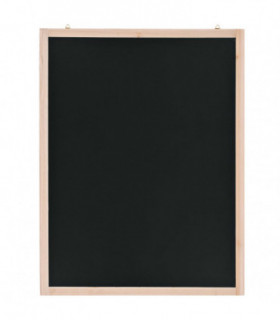 Wall-Mounted Blackboard Cedar Wood 60x80 cm