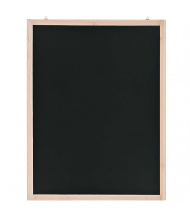Wall-Mounted Blackboard Cedar Wood 60x80 cm