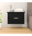 vidaXL Wall-mounted Bedside Cabinet Black 41.5x36x28cm
