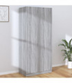 Wardrobe Grey Sonoma 90x50x200 cm Engineered Wood