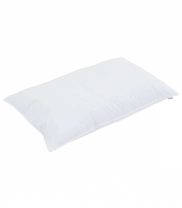 Winter Duvet Set with Pillow 2 pcs White 140 x 200 cm Microfiber