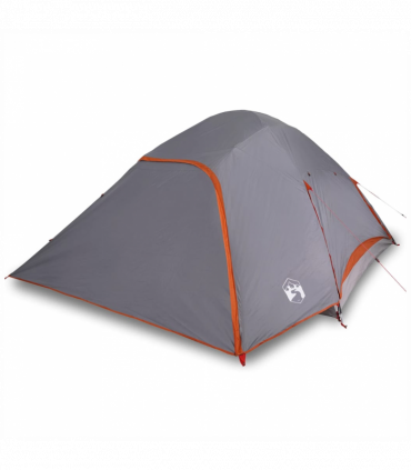 vidaXL Family Tent Dome 6-Person Grey Waterproof