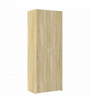vidaXL Highboard Sonoma Oak 70x42.5x185 cm Engineered Wood