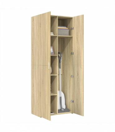 vidaXL Highboard Sonoma Oak 70x42.5x185 cm Engineered Wood