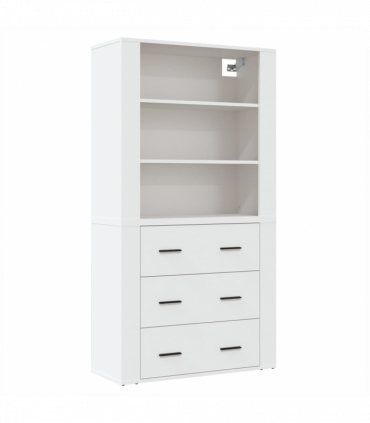 vidaXL Highboard White Engineered Wood