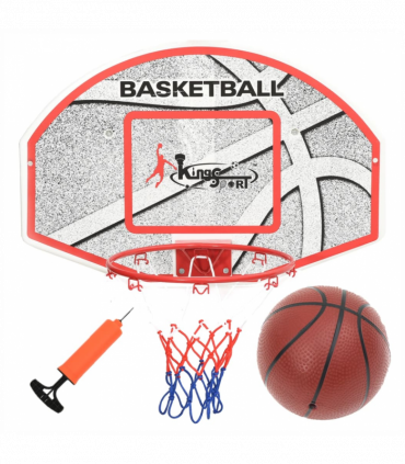 Five Piece Wall Mounted Basketball Backboard Set 66x44.5 cm