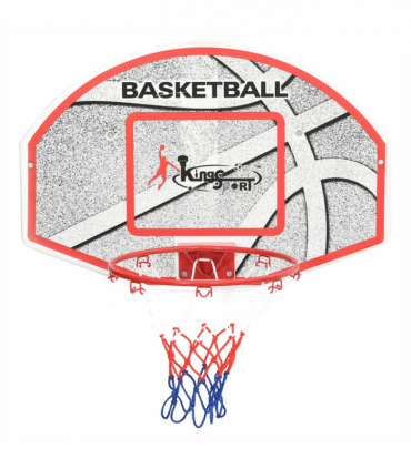 Five Piece Wall Mounted Basketball Backboard Set 66x44.5 cm