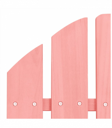Garden Adirondack Chair Solid Fir Wood Pink