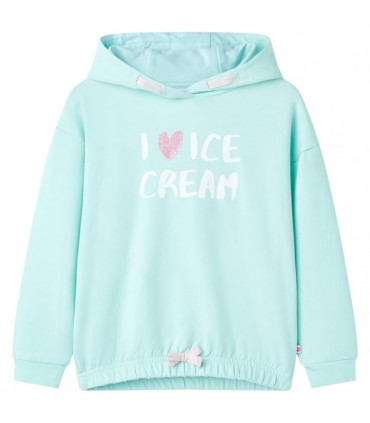 Kids' Hooded Sweatshirt Light Aqua 116