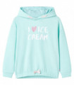 Kids' Hooded Sweatshirt Light Aqua 116