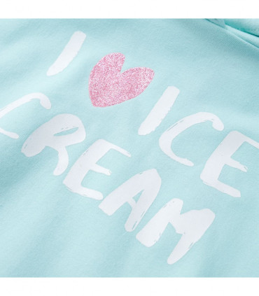 Kids' Hooded Sweatshirt Light Aqua 116