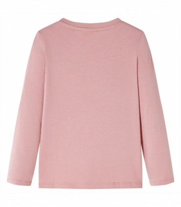 Kids' T-shirt with Long Sleeves Pink 128
