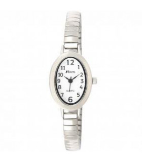 Ravel Ladies White Dial Silver Expander Bracelet Watch  R0202.02.2