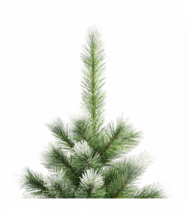 vidaXL Artificial Hinged Christmas Tree with Flocked Snow 150 cm