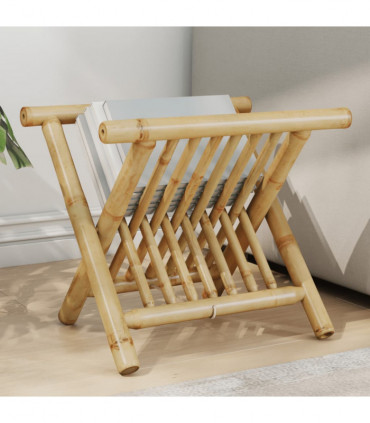 vidaXL Magazine Rack 42x30.5x34.5 cm Bamboo