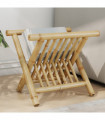 vidaXL Magazine Rack 42x30.5x34.5 cm Bamboo