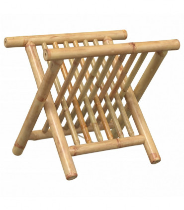 vidaXL Magazine Rack 42x30.5x34.5 cm Bamboo