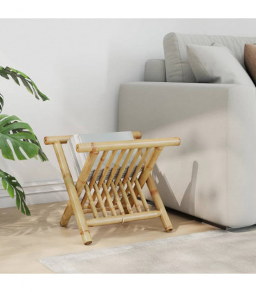 vidaXL Magazine Rack 42x30.5x34.5 cm Bamboo