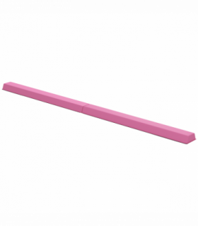 SPORTNOW 7.7FT Folding Gymnastics Balance Beam with Anti-Slip Base, Pink