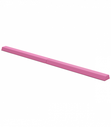 SPORTNOW 7.7FT Folding Gymnastics Balance Beam with Anti-Slip Base, Pink
