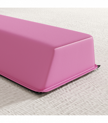 SPORTNOW 7.7FT Folding Gymnastics Balance Beam with Anti-Slip Base, Pink