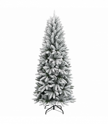 vidaXL ArtificialChristmasTree with LED Strip Lights White 150cm PVC