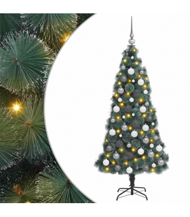 vidaXL Artificial Christmas Tree Green 30 x 30 x 120 cm PET
