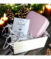 Merry Christmas Gift Hamper | Silver Heart Necklace & Jewellery Box Gift