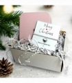 Merry Christmas Gift Hamper | Silver Heart Bracelet & Jewellery Box