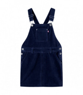 Kids' Overall Dress Corduroy Navy 128