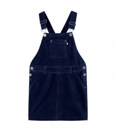 Kids' Overall Dress Corduroy Navy 128