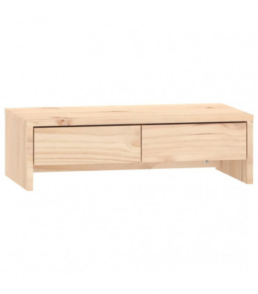 Monitor Stand 50x27x15 cm Solid Wood Pine