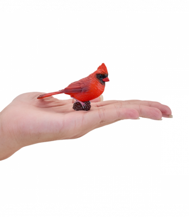 Red Cardinal Bird Toy  Realistic Wildlife Model