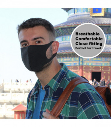 Reusable Fashion Face Mask BLACK