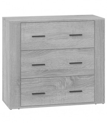 Sideboard Grey Sonoma 80x33x70 cm Engineered Wood