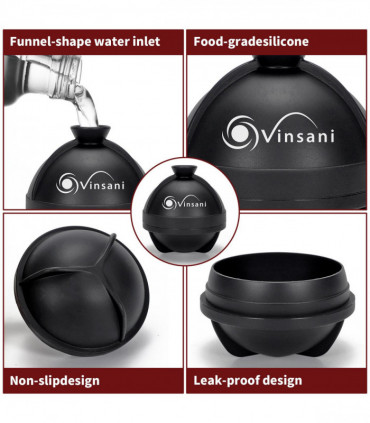VINSANI 2 PACK ICE BALL MOULD 0000359