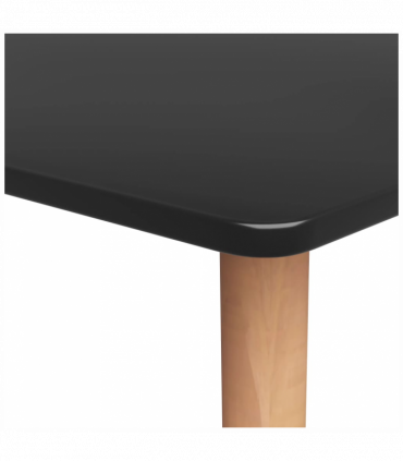 vidaXL 5 Piece Bar Set Black