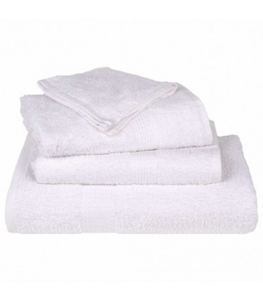 vidaXL Bath Towels 2 pcs White 100x150 cm 360 gsm 100% Cotton