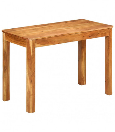 vidaXL Dining Table 110x55x76 cm Solid Wood Acacia