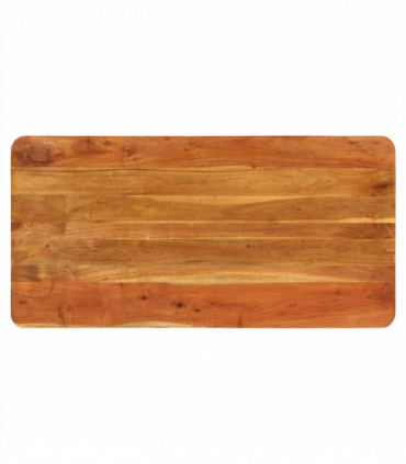 vidaXL Dining Table 110x55x76 cm Solid Wood Acacia