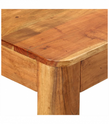 vidaXL Dining Table 110x55x76 cm Solid Wood Acacia