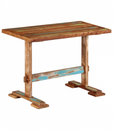 vidaXL Dining Table 110x55x78 cm Solid Wood Reclaimed