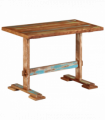 vidaXL Dining Table 110x55x78 cm Solid Wood Reclaimed