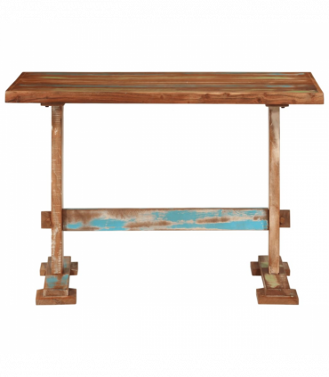 vidaXL Dining Table 110x55x78 cm Solid Wood Reclaimed