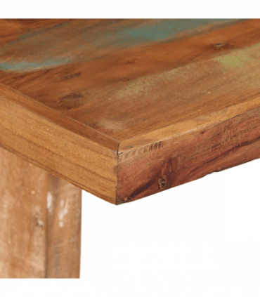 vidaXL Dining Table 110x55x78 cm Solid Wood Reclaimed