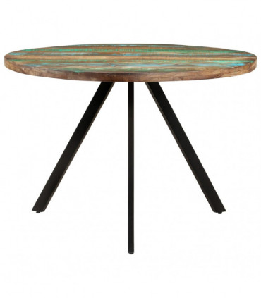 vidaXL Dining Table 110x75 cm Solid Wood Reclaimed