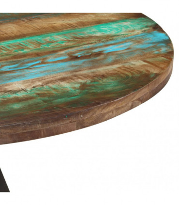 vidaXL Dining Table 110x75 cm Solid Wood Reclaimed