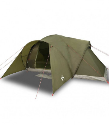 vidaXL Family Tent Dome 6-Person Olive Green Waterproof