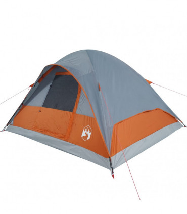 vidaXL Family Tent Dome 6-Person Orange Waterproof