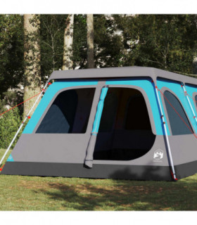 vidaXL Family Tent Dome 8-Person Blue Quick Release
